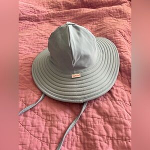 Ruffle Butts blue sun Hat 12m - 2t